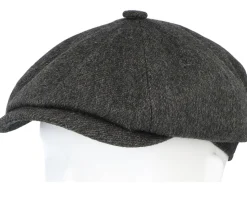 Hatteras Cashmere Navy Flat Cap - Stetson