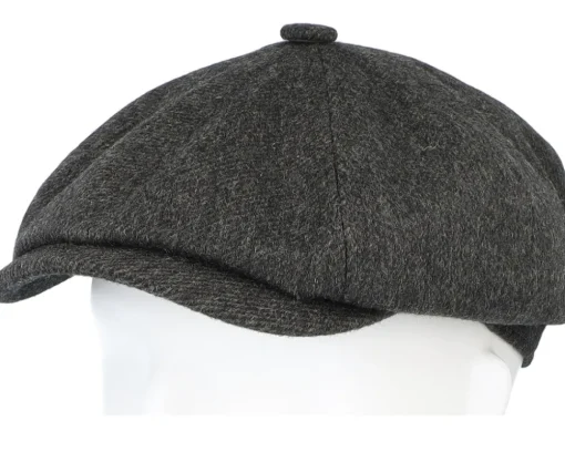 Hatteras Cashmere Navy Flat Cap - Stetson