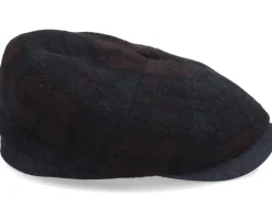 Hatteras Check/Denim Flat Cap - Stetson