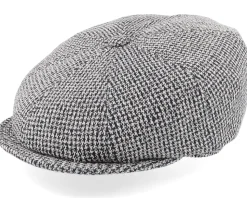 Hatteras Cotton Jersey Blue/White Flat Cap - Stetson