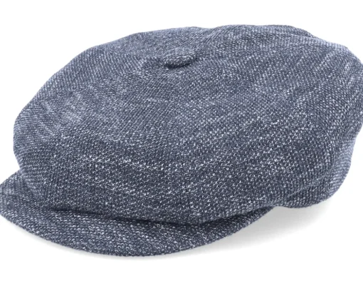 Hatteras Jersey Blue Flat Cap - Stetson