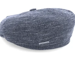 Hatteras Jersey Blue Flat Cap - Stetson