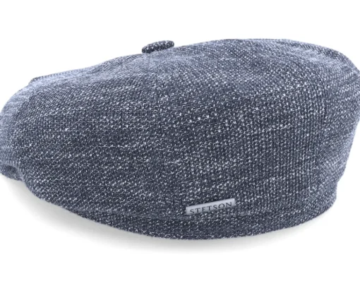 Hatteras Jersey Blue Flat Cap - Stetson
