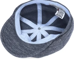 Hatteras Jersey Blue Flat Cap - Stetson