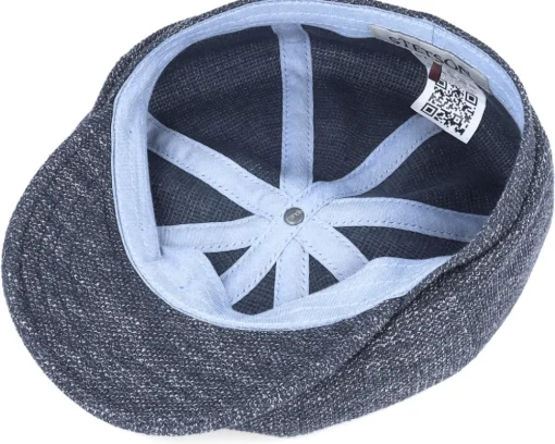 Hatteras Jersey Blue Flat Cap - Stetson