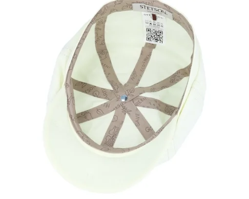 Hatteras Organic Cotton Sustainable Yellow Flatcap - Stetson