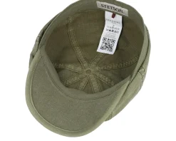Hatteras Ripstop Olive Flat Cap - Stetson