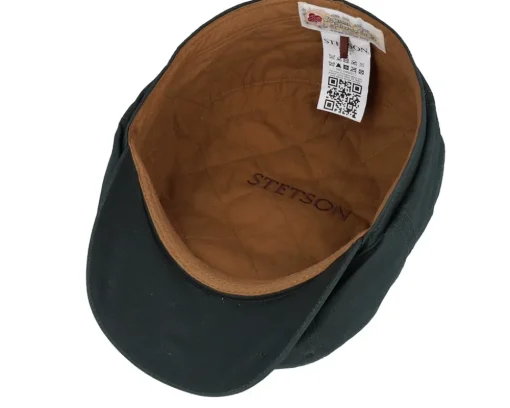 Hatteras Ripstop Wr Dark Woods Flat Cap - Stetson