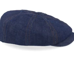 Hatteras Sustainable Denim Flat Cap - Stetson