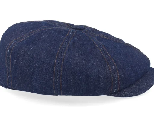 Hatteras Sustainable Denim Flat Cap - Stetson
