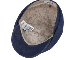 Hatteras Sustainable Denim Flat Cap - Stetson