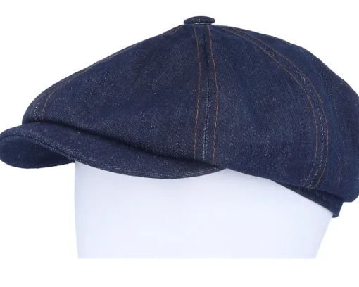 Hatteras Sustainable Denim Flat Cap - Stetson