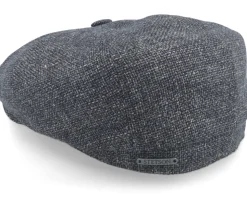 Hatteras Virgin Wool/Linen Grey Flat Cap - Stetson