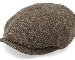 Hatteras Wool Brown Flat Cap - Stetson