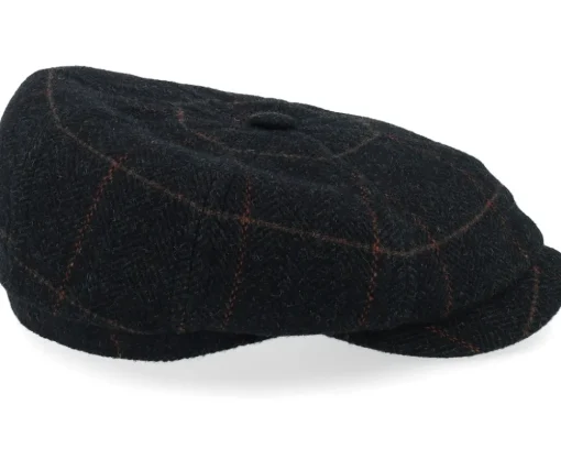 Hatteras Wool Dark Green Flat Cap - Stetson