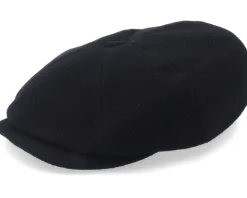 Hatteras Wool/Cashmere Black Flat Cap - Stetson