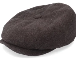 Hatteras Wool/Cashmere Brown Flat Cap - Stetson