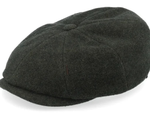 Hatteras Wool/Cashmere Moss Flat Cap - Stetson