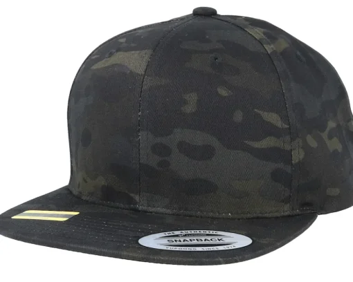 Hawaiian Black/Aqua Snapback - Yupoong