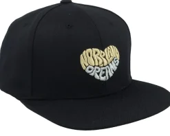 Heart Cap Black Snapback - SQRTN