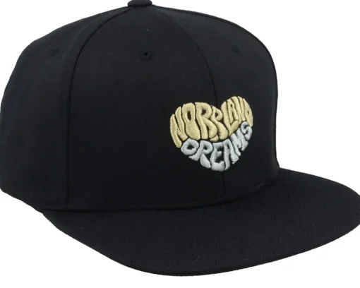 Heart Cap Black Snapback - SQRTN