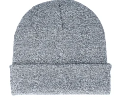 Heather Grey Cuff Blank Beanie - Beechfield