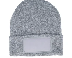 Heather Grey Original Patch Cuff - Beechfield