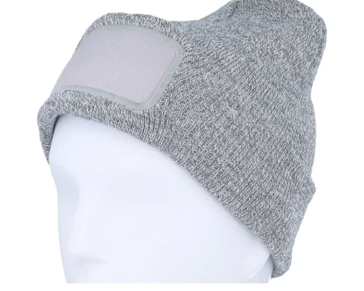 Heather Grey Original Patch Cuff - Beechfield