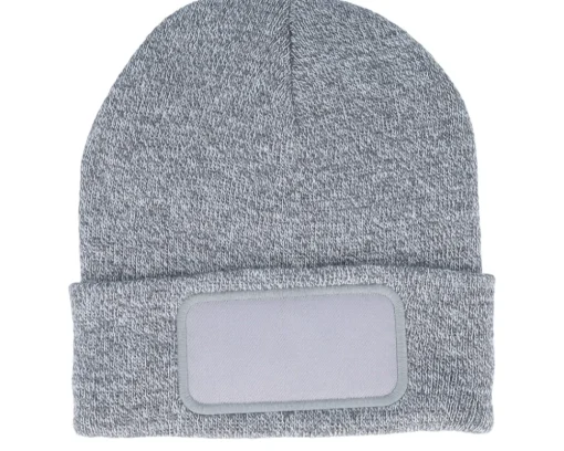 Heather Grey Original Patch Cuff - Beechfield