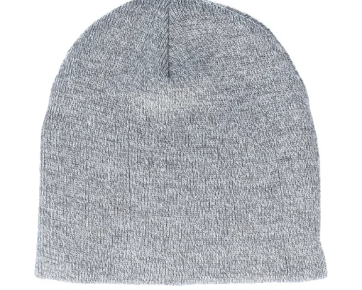 Heather Grey Traditional Blank Beanie - Beechfield