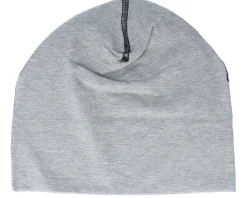 Heather Grey/Black Hemsedal Cotton Beanie - Beechfield