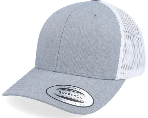 Heather Grey/White Trucker - Yupoong