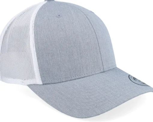 Heather Grey/White Trucker - Yupoong
