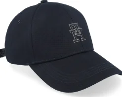 Heavy Twill Cap Black Adjustable - Tommy Hilfiger