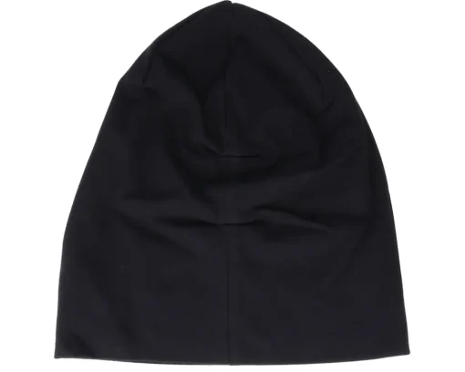 Hemsedal Cotton Slouch Black Beanie - Beechfield
