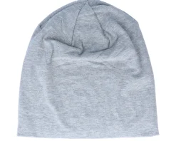 Hemsedal Cotton Slouch Heather Grey Beanie - Beechfield