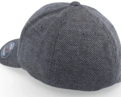 Heringbone Melange Dark Heather Grey Flexfit - Flexfit