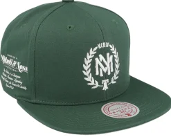 Heritage Own Brand Dark Green Snapback - Mitchell & Ness