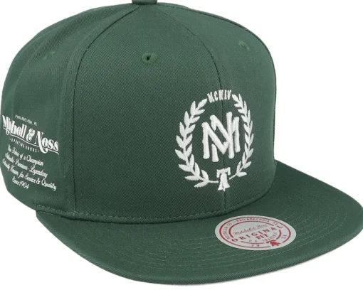 Heritage Own Brand Dark Green Snapback - Mitchell & Ness