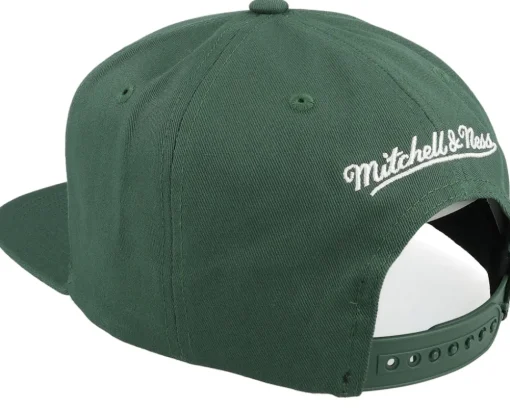 Heritage Own Brand Dark Green Snapback - Mitchell & Ness