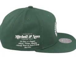 Heritage Own Brand Dark Green Snapback - Mitchell & Ness