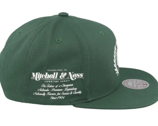 Heritage Own Brand Dark Green Snapback - Mitchell & Ness