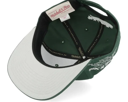 Heritage Own Brand Dark Green Snapback - Mitchell & Ness