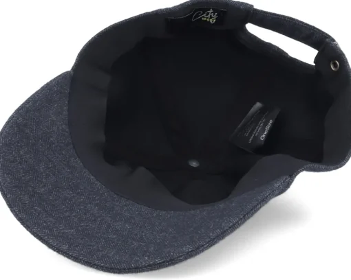 Herringbone Softfix Black Dad Cap - City Sport