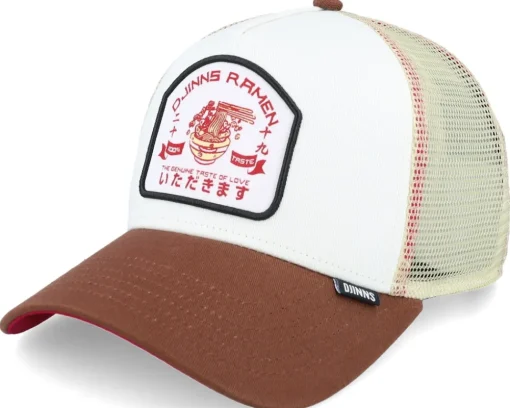 Hft Cap Ramen White A-Frame Trucker - Djinns