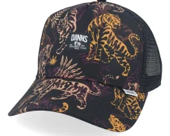 Hft Cap Aloha Tiger Dark A-Frame Trucker - Djinns