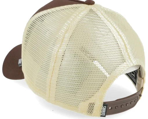Hft Cap Coffee Dark Brown Trucker - Djinns