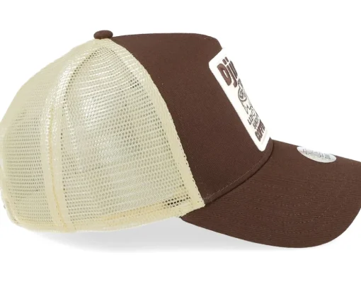 Hft Cap Coffee Dark Brown Trucker - Djinns