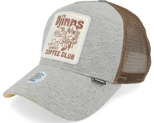 Hft Cap Coffee Heather Grey Trucker - Djinns