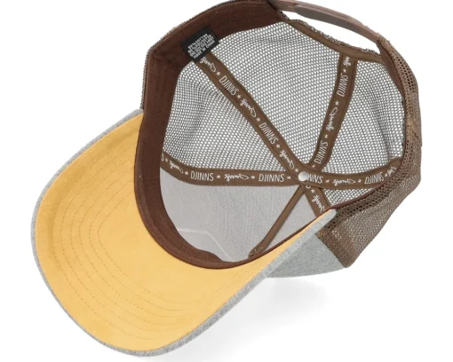 Hft Cap Coffee Heather Grey Trucker - Djinns